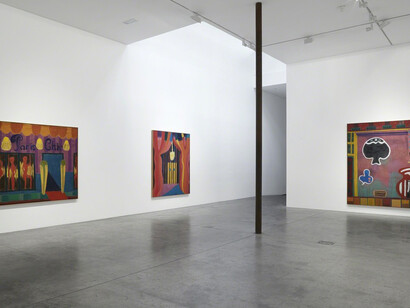 Tal R: Sexshops, exhibition view. Courtesy of Victoria Miro