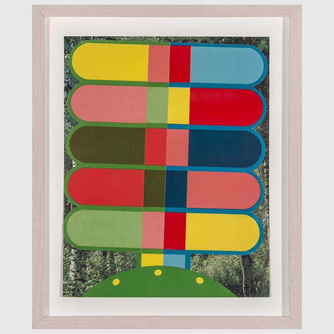 Matthew Northridge, The World We Live In No. 229, 2014, Mixed media collage, 10" x 8" (paper size), 12.5” x 10.25” (framed)