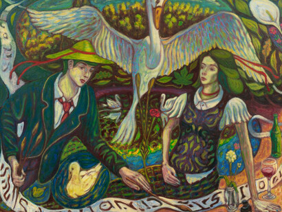 Stephen Polatch, Scribe, 2024. Courtesy of Margot Samel Gallery