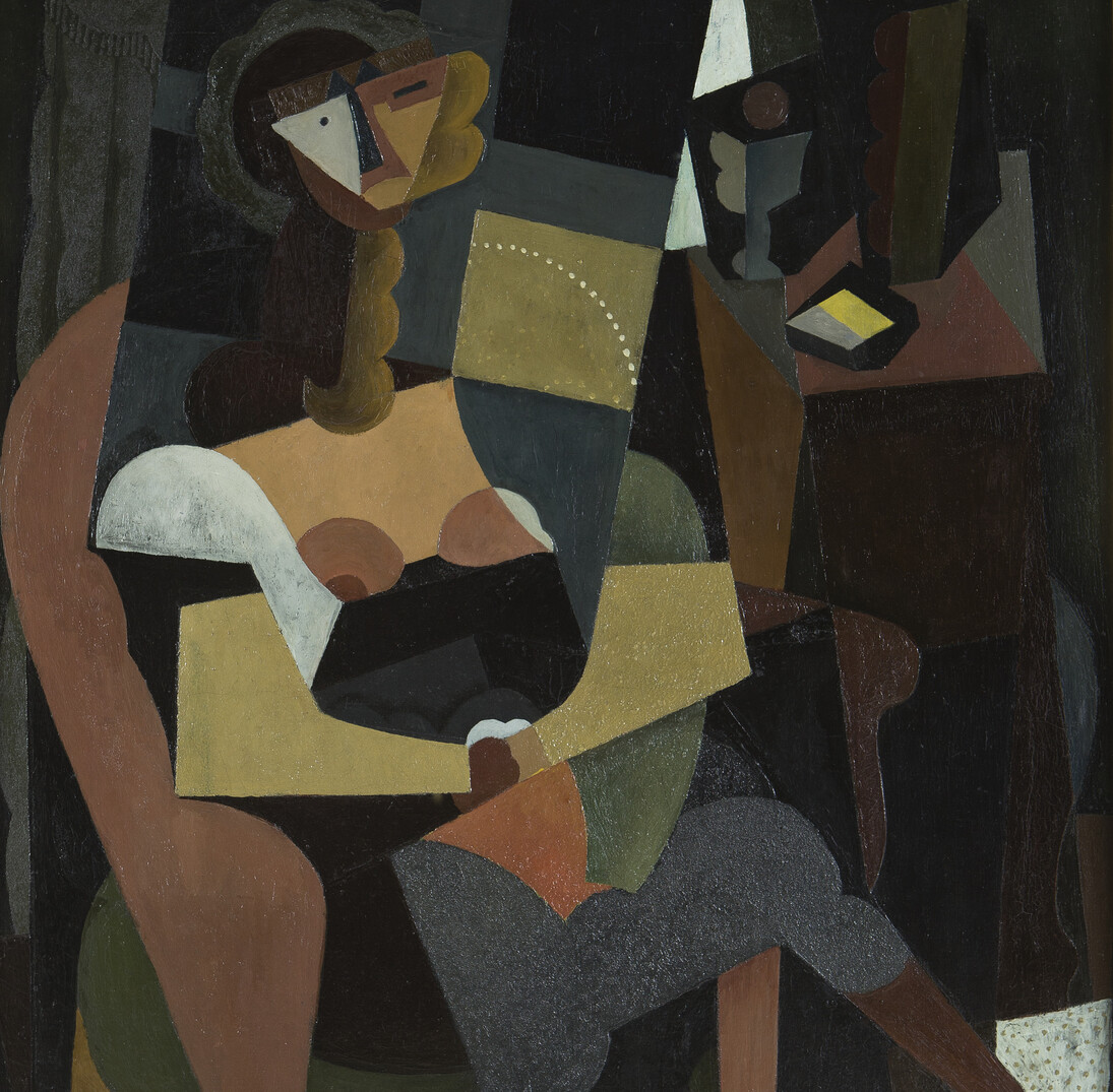 «Mujer sentada en una butaca» (1917), Diego Rivera

