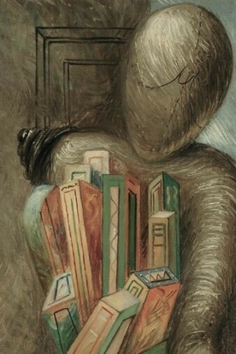 Giorgio De Chirico, Manichini in riva al mare, particolare