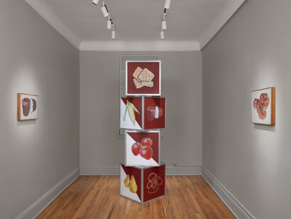 Don Nice, Early works, 1963-68, exhibition view. Courtesy of Craig Starr Gallery