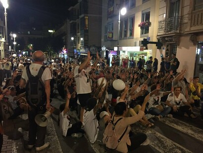 La Plataforma Pro Soterramiento es la que organiza las manifestaciones de protestas