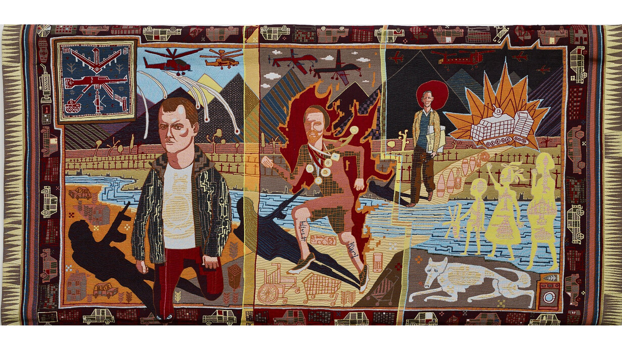 The Line of Departure, 2014, Courtesy the Artist, Victoria Miro, London and Paragon | Contemporary Editions Ltd © Grayson Perry