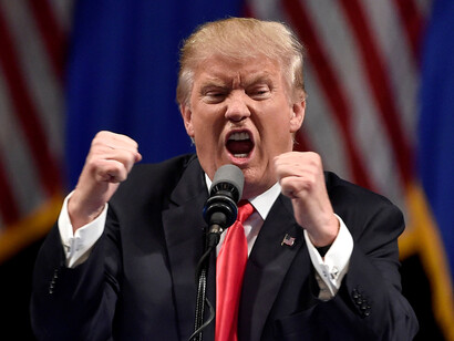 Donald Trump during the campaign
