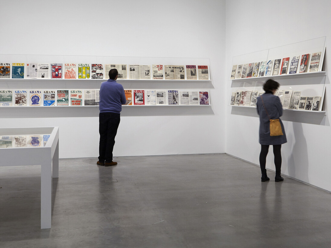 Vista de sala de la exposición Aún no. Joaquín Cortés/Román Lores