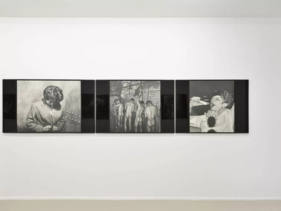 Nina Mae Fowler, Celluloid studio, vue de l'exposition. Avec l'aimable autorisation de Suzanne Tarasieve