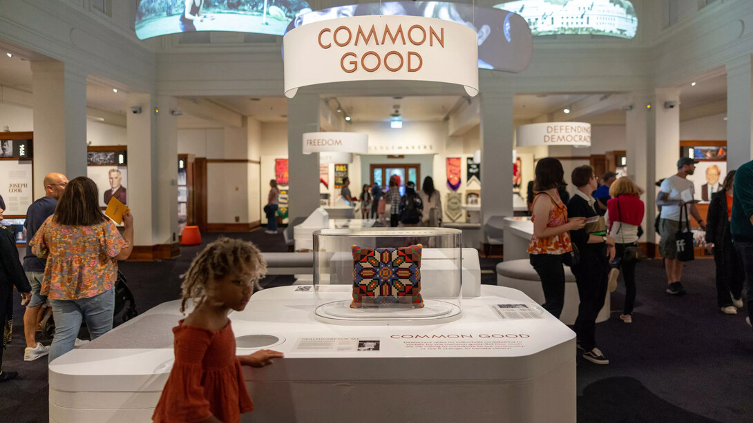 Democracy DNA, exhibition view. Courtesy of Museum of Australian Democracy