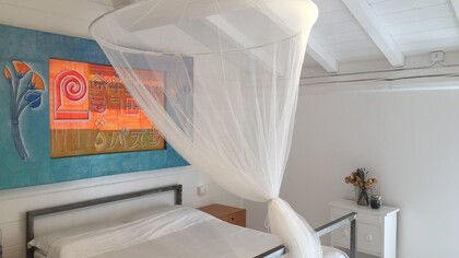 Casa d'artista, stanza degli ospiti, Arena Po