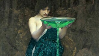 J. W. Waterhouse, “Circe invidiosa”, 1892, Adelaide, Art Gallery of South Australia.