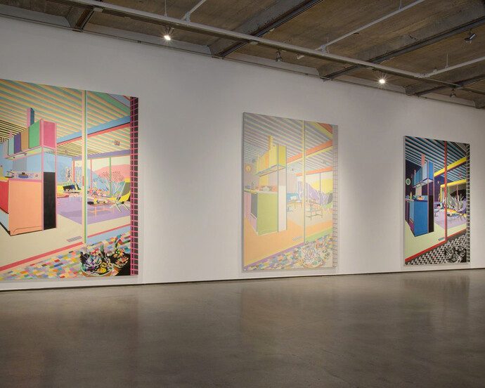 Case Study Paintings. Courtesy of Detour Gallery