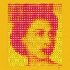 Keith Hyanes, Acid Queen, 99 cm x 86 cm