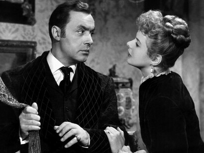 Fotograma del filme «Gaslight» protagonizado por Charles Boyer, Ingrid Bergman y Joseph Cotten 