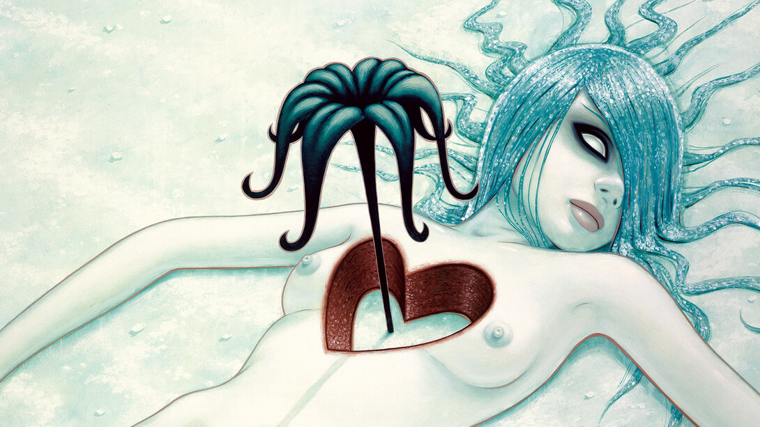 Tara McPherson, Hey We All Die Sometimes, dettaglio, 91 x 61 cm, oil on board, dorothycircusgallery