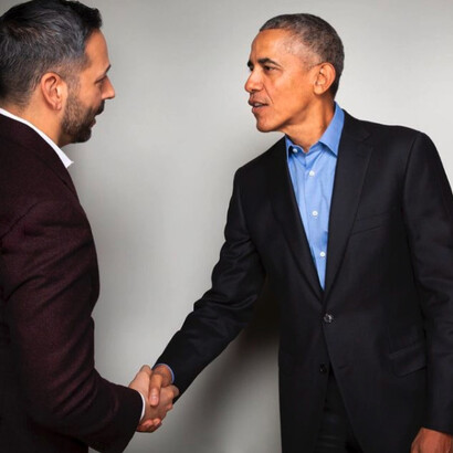 Richard Dolan and Barack Obama 