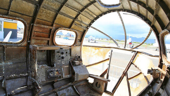 Boeing B-17E Flying Fortress. Courtesy of Pearl Harbor Aviation Museum