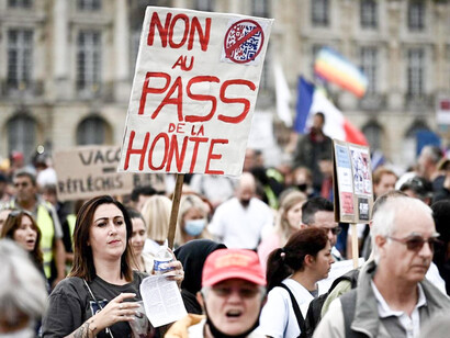 Manifestations anti pass sanitaire