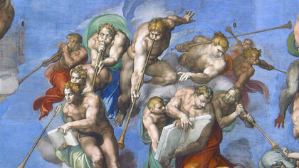 Michelangelo, Angeli, Giudizio Universale