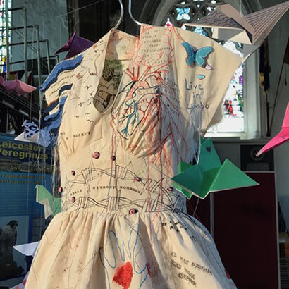 The dress for the Leicester Cathedral installation