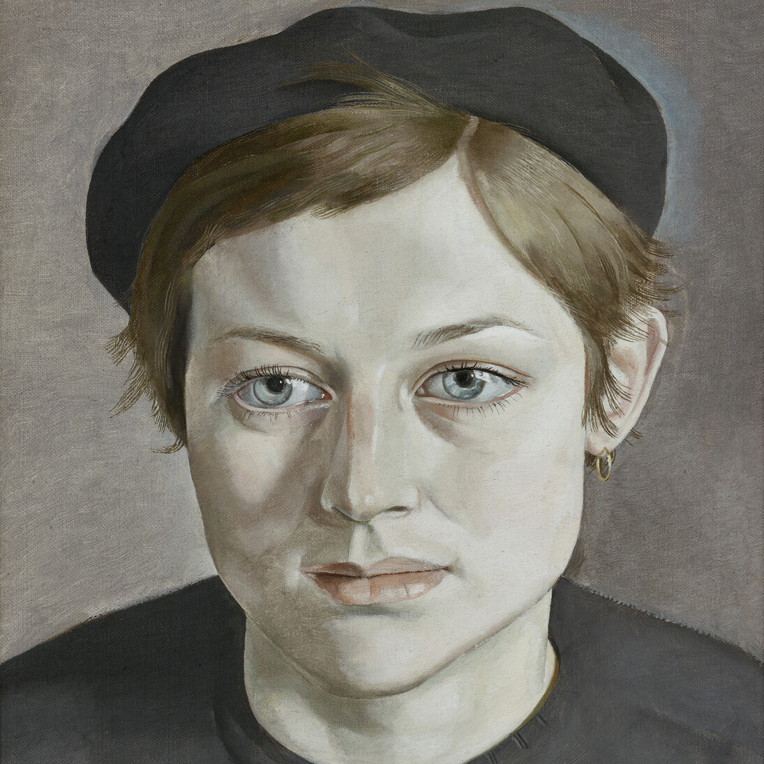 Lucian Freud, Girl with Beret (1951-52), Manchester Art Gallery, UK © The Lucian Freud Archive Bridgeman Images