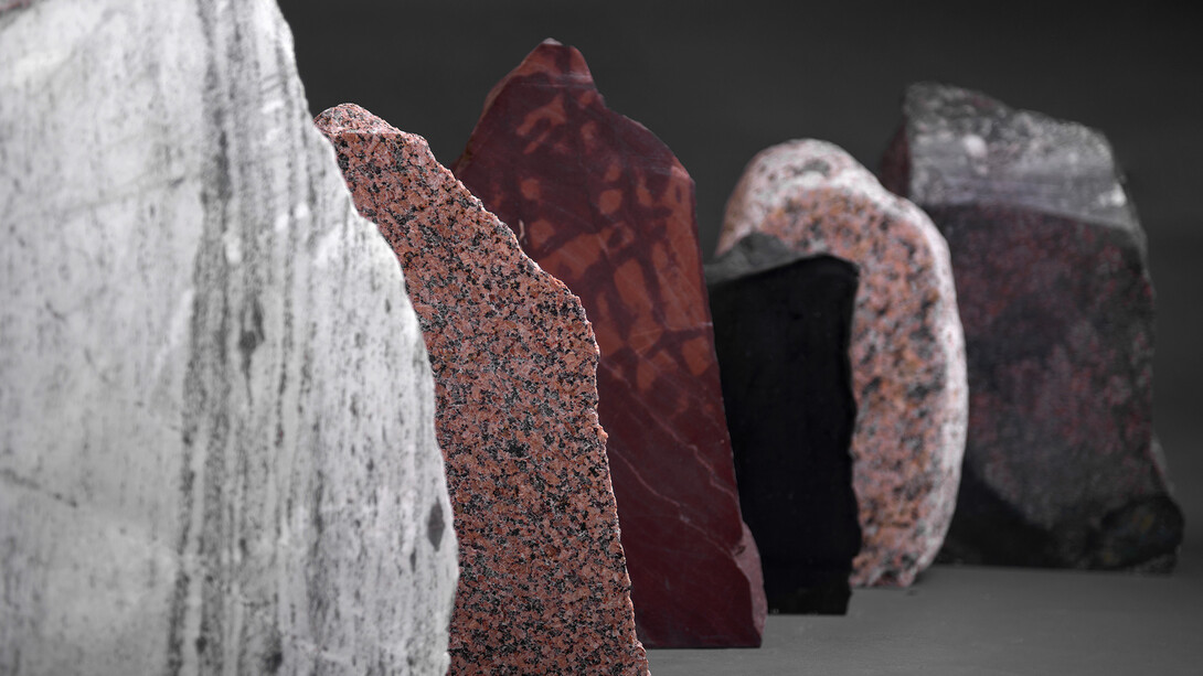 Angela Palmer, The Geological Spine of Britain from 3bnBC to the New Age Anthropocene, 2015, Courtesy of Angela Palmer and The Fine Art Society