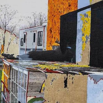 Beth Davila Waldman, When the levee breaks no. 7 (detail), 2026. Courtesy of Launch LA