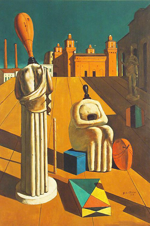 Giorgio de Chirico, The Disquieting Muses, 1947, oil on canvas. University of Iowa Museum of Art