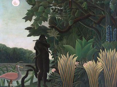 "L'incantatrice di serpenti", Henri Rousseau, (1907)