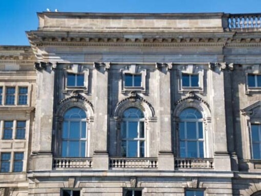 Der neue Marstall/Spreefassade