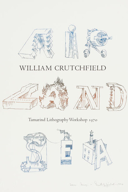 A Lithographic Suite by William Crutchfield. Courtesy of Norton Simon Museum