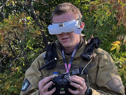 Ukrainian FPV drones modified for use as loitering munitions