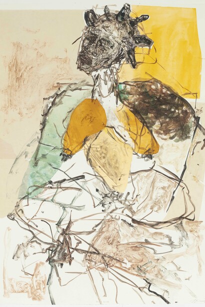 Nthabiseng Boledi Kekana, Ancient sounds (detail), 2026. Courtesy of David Krut Arts
