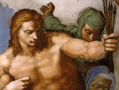 Michelangelo, Giudizio Universale, particolare