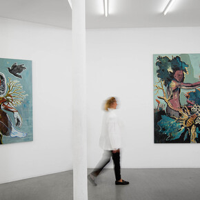 Souleimane Barry, Racines, vue d'exposition. Avec l'aimable autorisation de la Galerie Paris·B