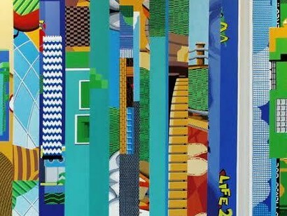 Jassiel Palenzuela: detalle de «Tríptico» (2018) de la serie Horizontes verticales
