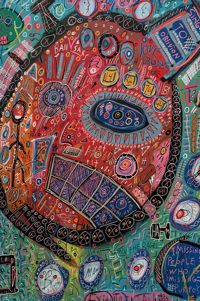 Joey Tepedino, Ballsak, 2024. Courtesy of Hal Bromm Gallery