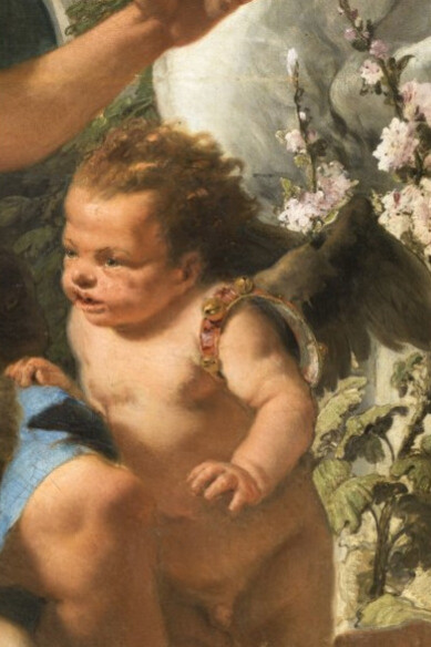 Restauración y estudio técnico de La muerte de Jacinto, de Tiepolo. Courtesy of Museo Nacional Thyssen-Bornemisza