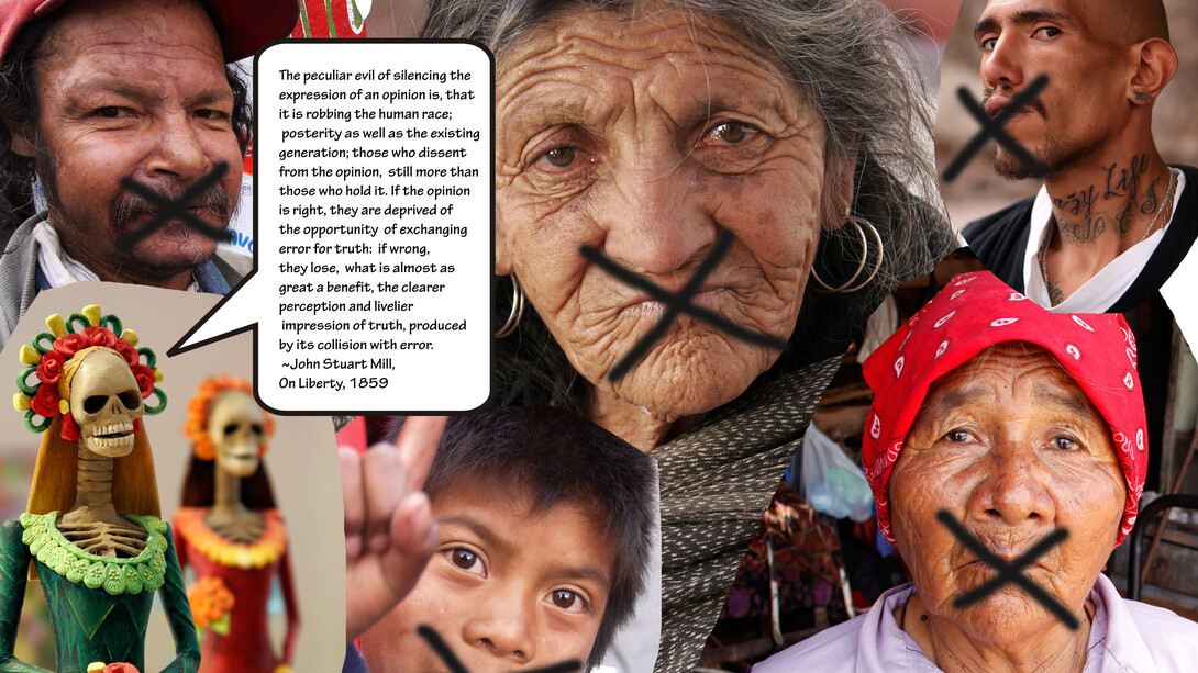 Los collages y los montajes fotográficos son técnicas que consisten en combinar elementos para obtener un resultado distinto de la mera suma de sus partes. Collage fotográfico contra la censura