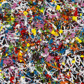 JonOne, Bright Luck, 2015, acrylique sur toile, 218 x 208 cm