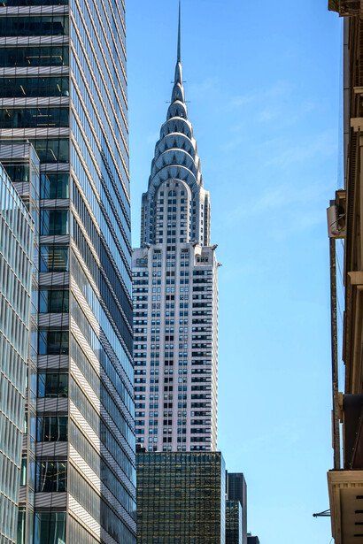 Chrysler Building, a landmark Art Deco skyscraper in Manhattan, New York, USA