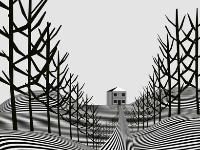 Rennie Pilgrem, Casa 2, Original Giclee Edition, 36 x 27 cm