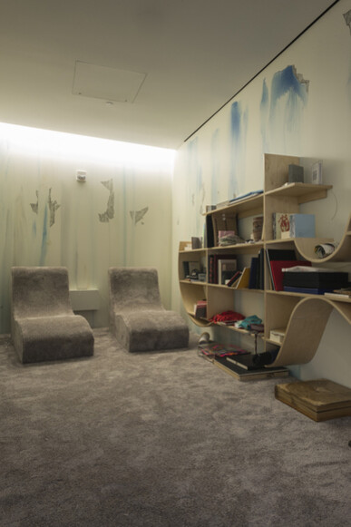 Contemplation Room & Library of Love. Courtesy of Contemporary Arts Center