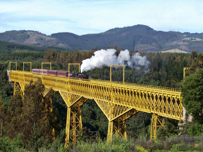 El viaducto del Malleco ilustra la precaria convivencia entre el desarrollo tecnológico y la vida rural