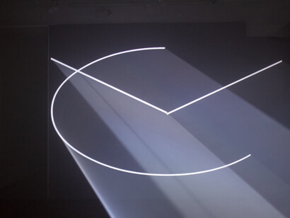 Anthony McCall, Raised voices, 2020. Courtesy of Sprüth Magers
