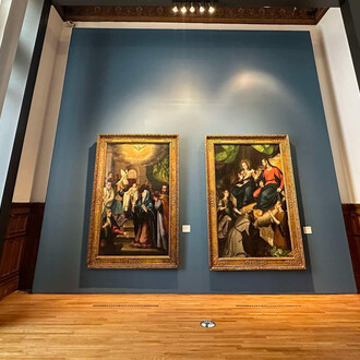 The viceregal collection of the National Museum of Art, exhibition view. Courtesy of the National Museum of Art