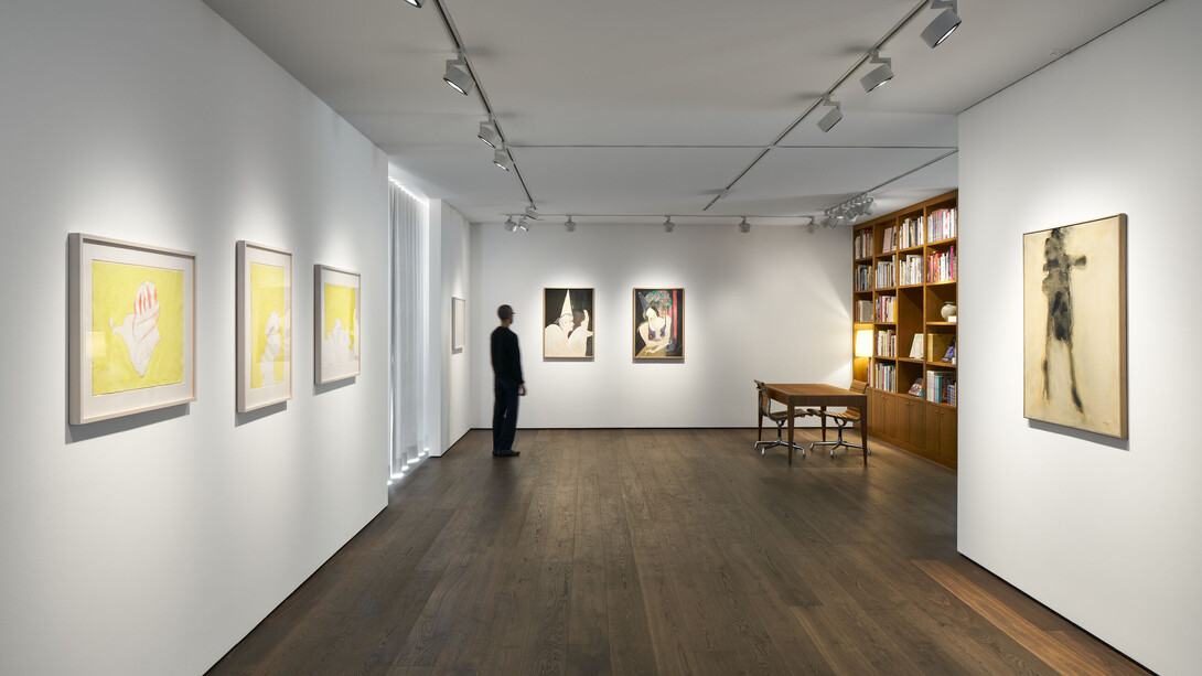 Cathy Josefowitz, Intimate anatomies, exhibition view. Courtesy of Hauser & Wirth Gallery