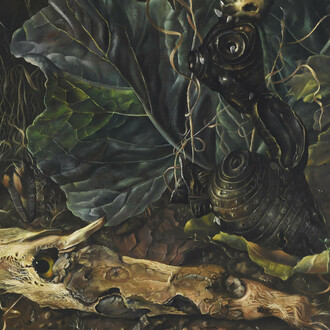 Leonor Fini, Sphinx regina (Sphinx reine) (detail), 1943. Courtesy of SCHIRN