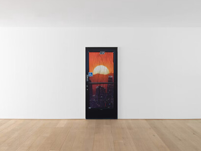 Sayre Gomez, Sim city, exhibition view. Courtesy of Xavier Hufkens