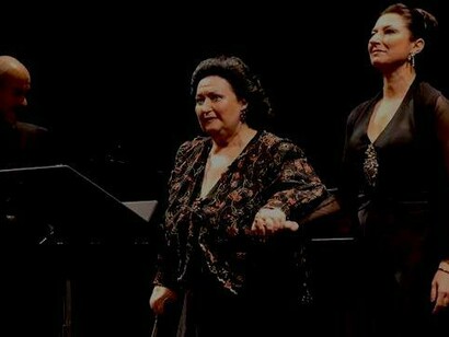 Caballé con su hija