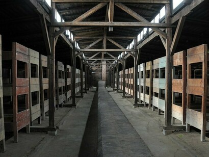 Capannoni del campo di concentramento di Auschwitz, Polonia